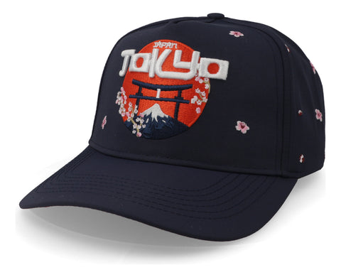 Gorra Overrated Tokyo Japon Marino Unitalla