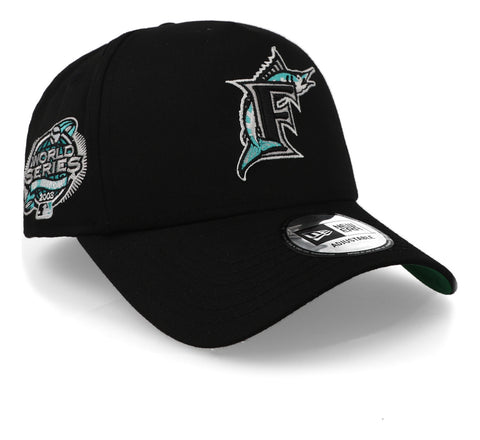 Gorra New Era 9 Forty MLB Marlins Patch Ef Negro Unitalla