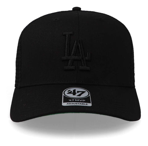 Gorra '47 MLB Dodgers Branson MVP Mesh Negro Unitalla