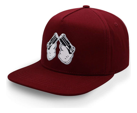 Gorra GC Brothers Hand Guns Guinda Unitalla