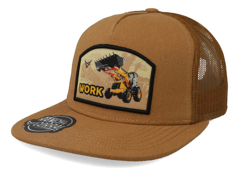 Gorra Ranch & Corral Work 4 Rcwk04 Café Unitalla