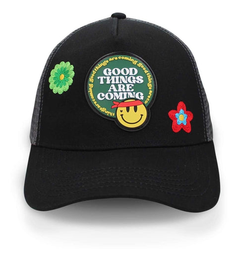 Gorra Problematic Chiquete Good Things Trucker Negro