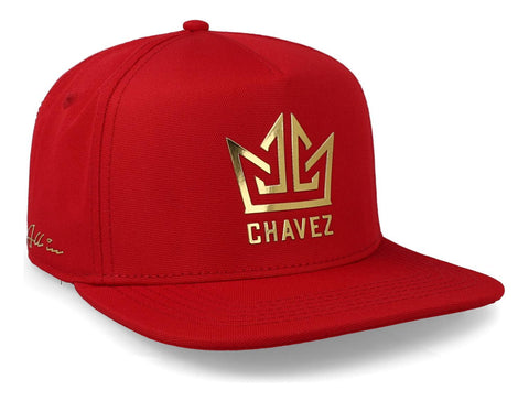 Gorra All In Chavez Golden Roja Unitalla