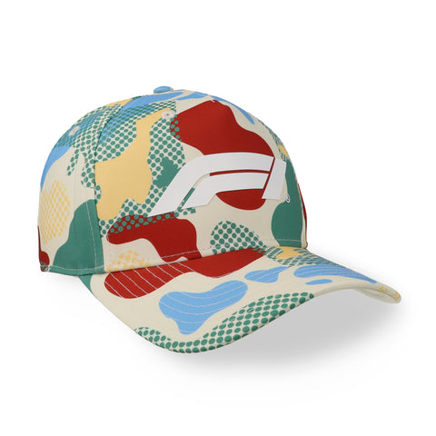 Gorra Stichd F1 Camo Baseball Crema Unitalla