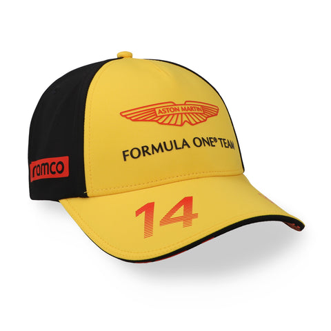 Gorra Stichd F1 Aston Martin Spanish Helios Amarillo