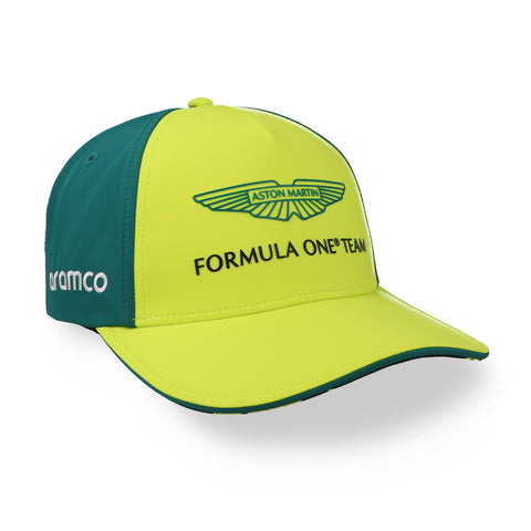 Gorra Stichd Aston Martin Podium Verde Unitalla
