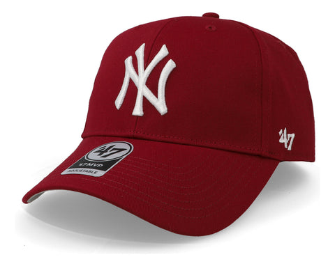 Gorra '47 MLB Yankees Raised Basic MVP Rojo Unitalla