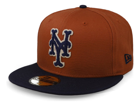 Gorra New Era 59 Fifty MLB Mets Boucle Rojo Cerrada