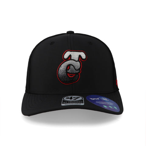Gorra '47 LMP Tomateros Volcanic Trucker Negro Unitalla