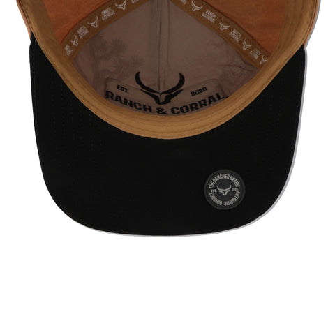 Gorra Ranch & Corral Equus 1/4 de Milla Beige/Negro Unitalla