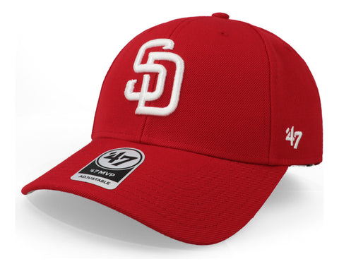 Gorra '47 MLB Padres MVP Rojo Unitalla