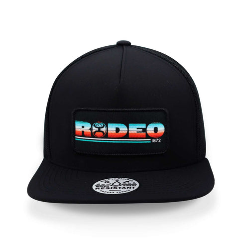 Gorra Hooey Rodeo 2153t Black 5 Panenl Negro Unitalla