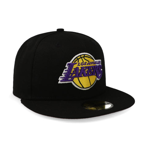 Gorra New Era 59 Fifty NBA Lakers Otc Negro Cerrada