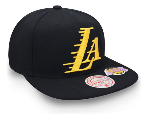 Gorra Mitchell & Ness Nba Dead Remix Deadstock Lakers Negro