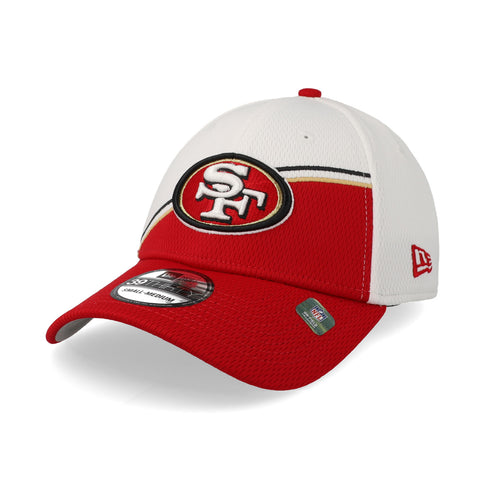 Gorra New Era 39 Thirty NFL 49ers Sideline 23 Rojo Cerrada