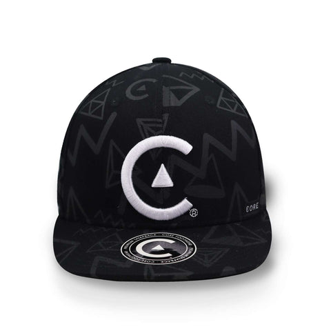 Gorra Core C Figuras Geometricas Negro/Blanco Unitalla