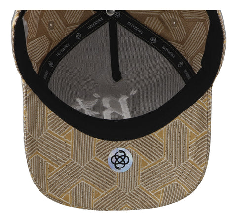 Gorra Reference Luxe Gold Geometric Ref427 Oro Unitalla