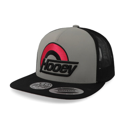 Gorra Hooey Suds 5 Panel Trucker Gris Negro Unitalla