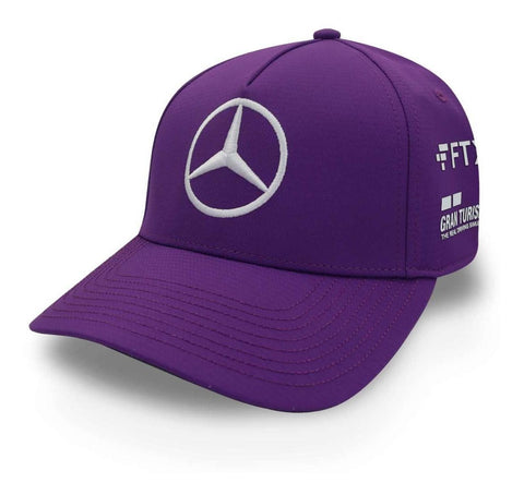 Gorra Mercedes AMG Petronas Lewis Hamilton Morado Unitalla