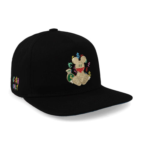 Gorra Cash Only Gold Mouse Negro Unitalla
