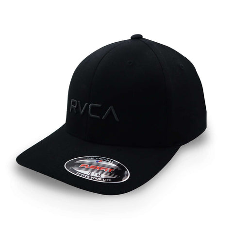 Gorra Rvca Flex Fit Avyha00477 Negro Cerrada