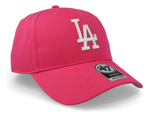 Gorra '47 MLB Dodgers Raised Basic MVP Rosa Unitalla