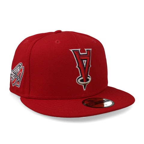 Gorra New Era 59 Fifty MLB Angels Upside Down Rojo Cerrada
