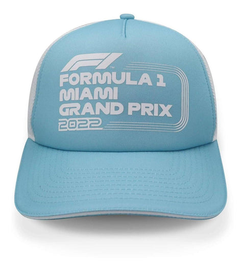 Gorra Formula 1 Trucker Miami Azul Pastel Unitalla