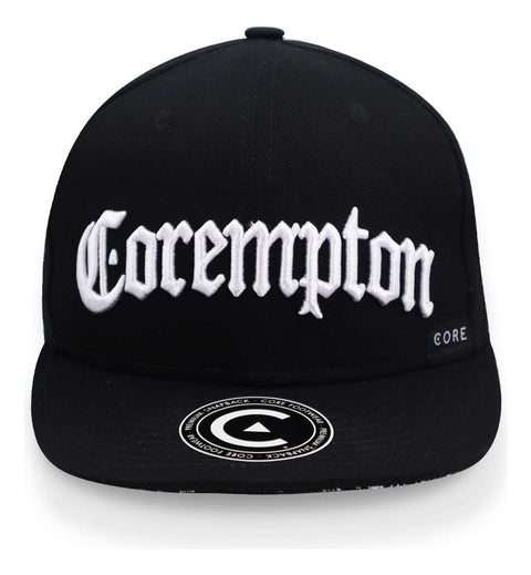 Gorra Core Corempton Negro/blanco Unitalla
