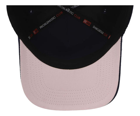 Gorra Problematic Money Love Curva Azul Unitalla