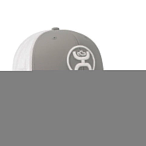 Gorra Hooey O Classic 6 Panel Trucker Logo Gris Claro Uni