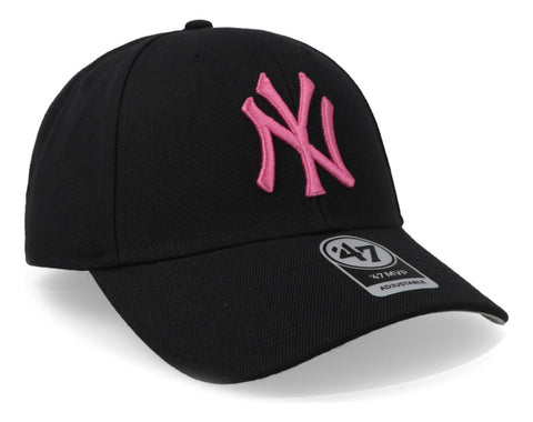 Gorra '47 MLB Yankees MVP Azul Logo Rosa Unitalla