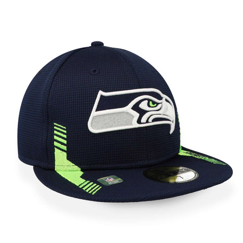 Gorra New Era 59 Fifty NFL Seahawks Sideline 2021 HM Azul