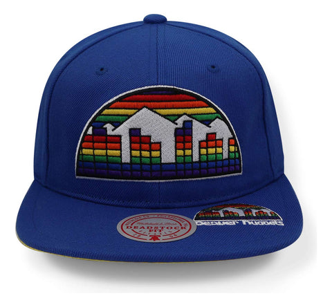 Gorra Mitchell & Ness Nba Dead Remix Deadstock Nuggets Azul