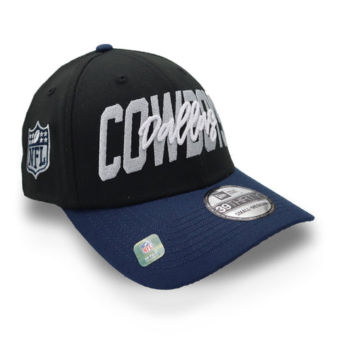 Gorra New Era 39 Thirty NFL Cowboys Draft 22 Negro Cerrada