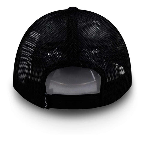Gorra Rvca Va Brim Trucker Curva Negro Unitalla