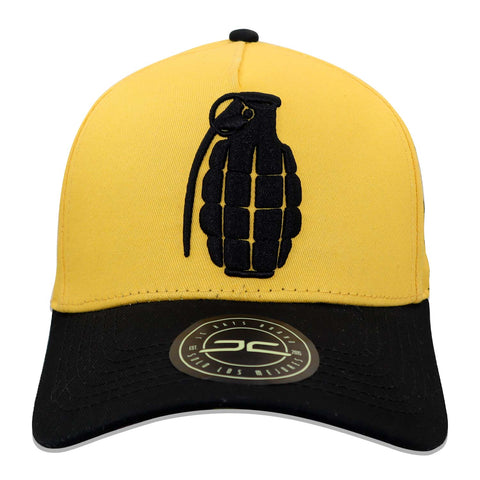 Gorra JC Hats Granada 1125 Amarillo/Negro Unitalla