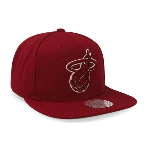 Gorra Mitchell & Ness NBA Christmas Snap Heat Rojo Uni