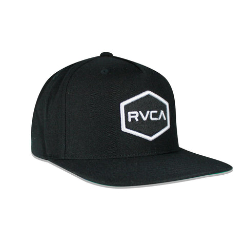 Gorra RVCA Snapback Common Wealth Negro Unitalla