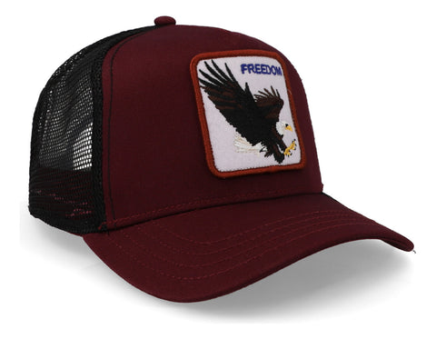 Gorra Goorin Bros 101-0384 The Freedom Eagle Vino Unitalla
