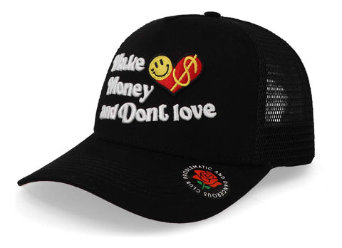 Gorra Problematic Money Love Trucker Negro Unitalla