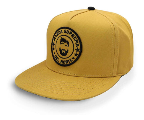 Gorra Barba Norteña Marca Suprema Dorada Unitalla