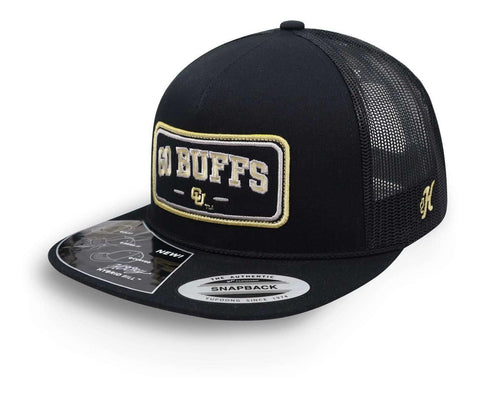 Gorra Hooey Colorado 5 Panel Trucker Rectang Negro Unitalla