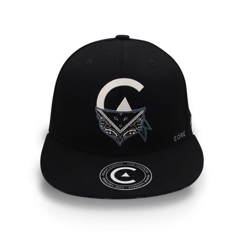 Gorra Core Snapback Bandana Negro Unitalla