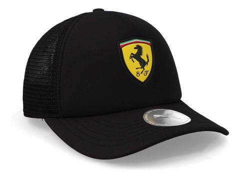 Gorra Ferrari Race Trucker 02516602 Negro Unitalla