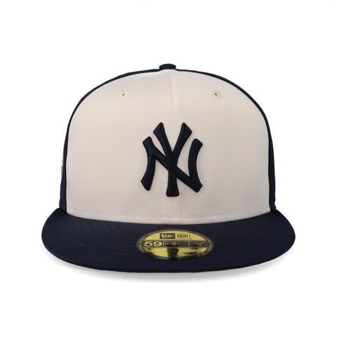 Gorra New Era 59 Fifty MLB Yankees Satin E3 Azul Cerrada