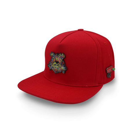 Gorra Cash Only Snapback Bear Rojo Unitalla