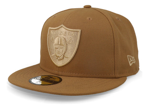 Gorra New Era 59 Fifty NFL Raiders Core Beige Cerrado