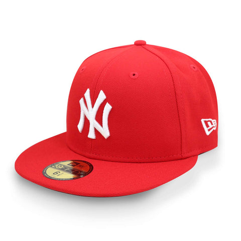 Gorra New Era 59 Fifty MLB Yankees Basic Rojo Cerrada