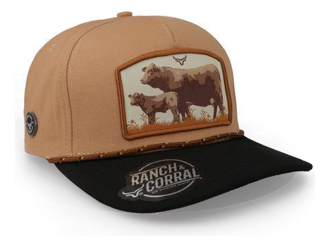 Gorra Ranch & Corral Ganadera 39 Rcg39 Beige/negro Unitalla